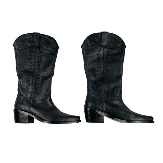 Bota Cowboy  SIN MARCA  Color Negro Talle 40