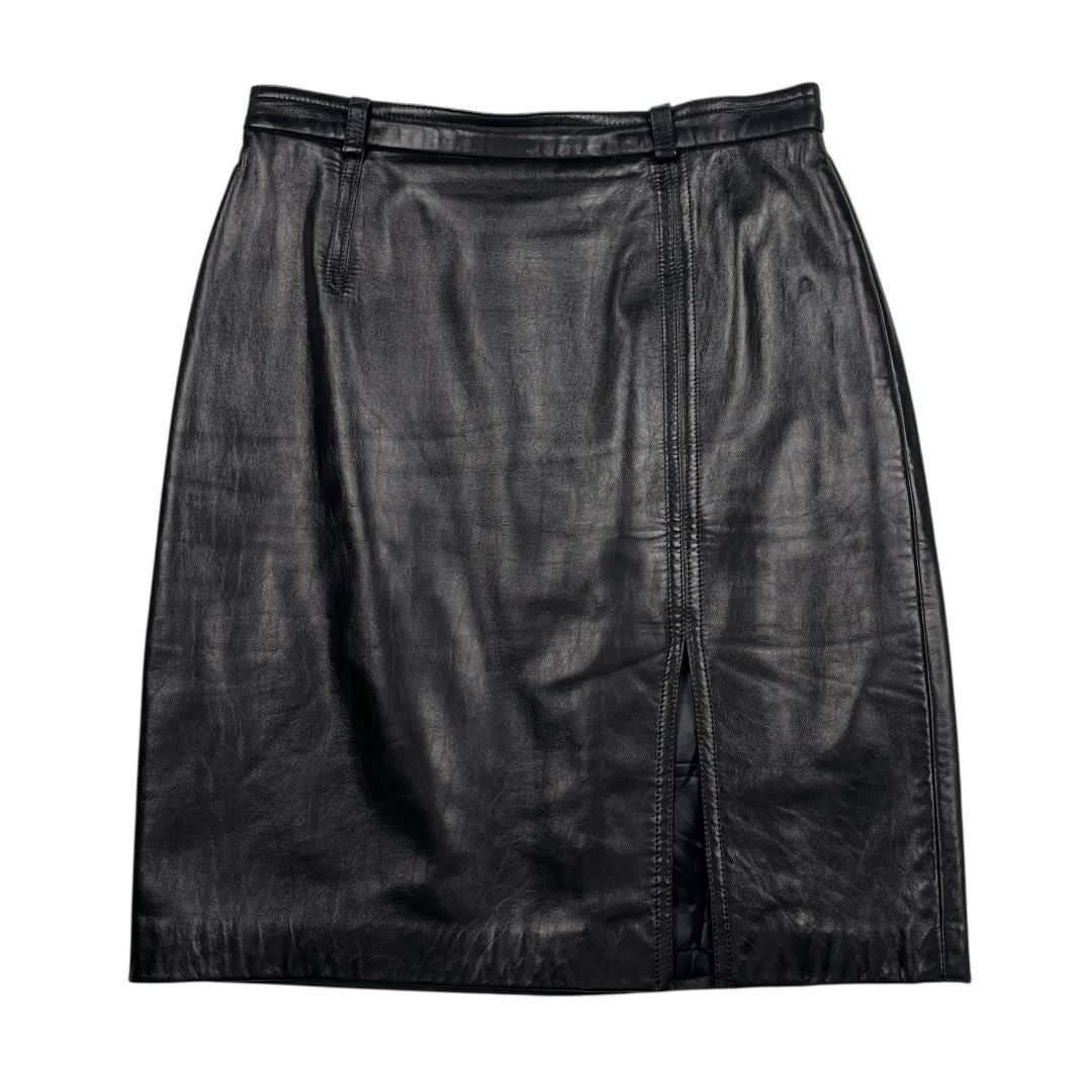 Pollera Media Pierna  ESCADA  Color Negro Talle 36
