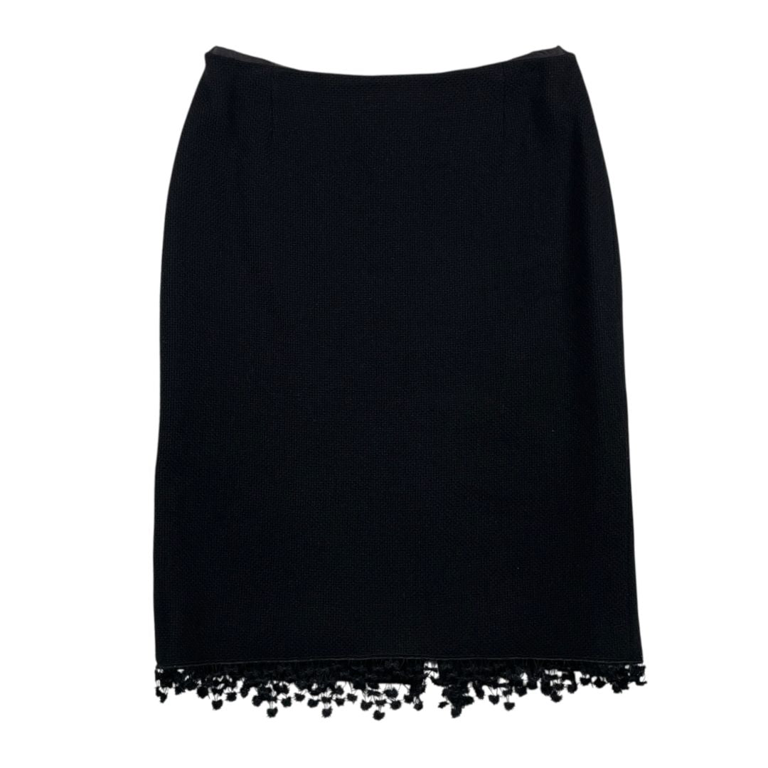 Conjunto X2 Pollera Y Saco  ESCADA  Color Negro Talle 40