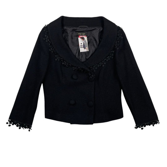 Conjunto X2 Pollera Y Saco  ESCADA  Color Negro Talle 40