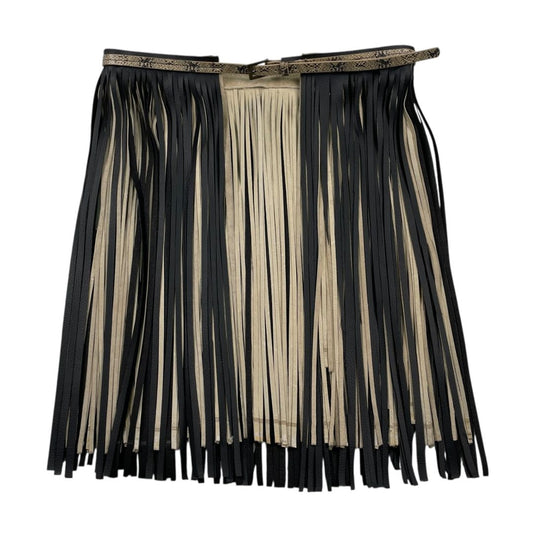 Cinturon Otro  SIN MARCA  Color Varios Beige Y Negro Talle Unico