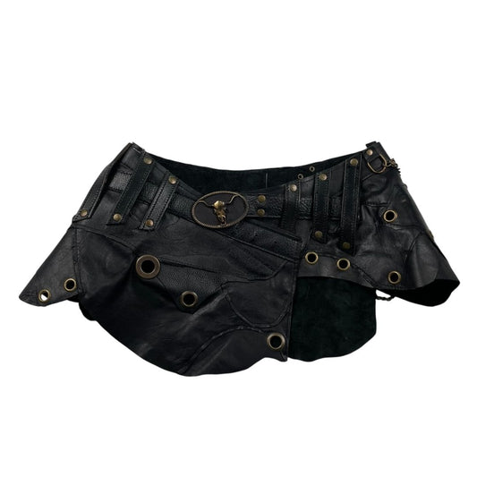 Pollera Mini  SIN MARCA  Color Negro Talle Unico