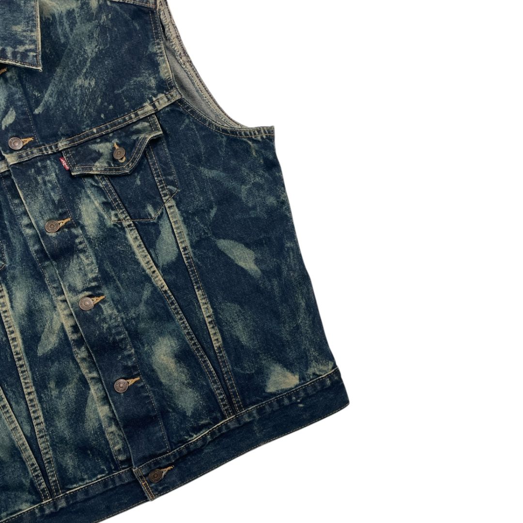 Chaleco Corto  LEVIS  Color Azul Talle L