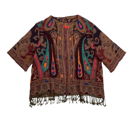 Saco Mangas Cortas  SIN MARCA  Color Varios  Estampado Talle S