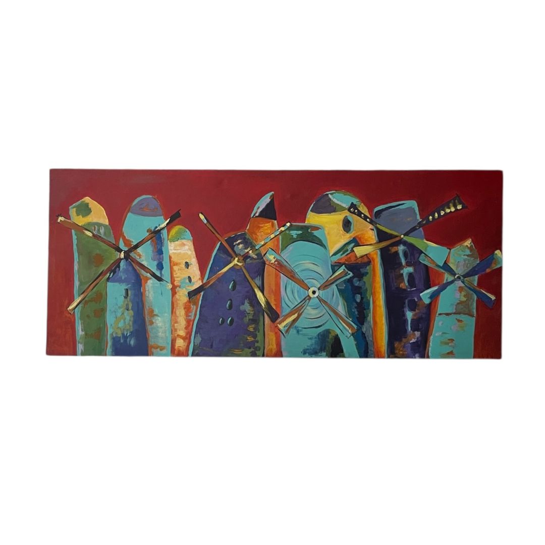 ANONIMO  Arte sin Vidrio  Varios  Medida 120cm X 80cm