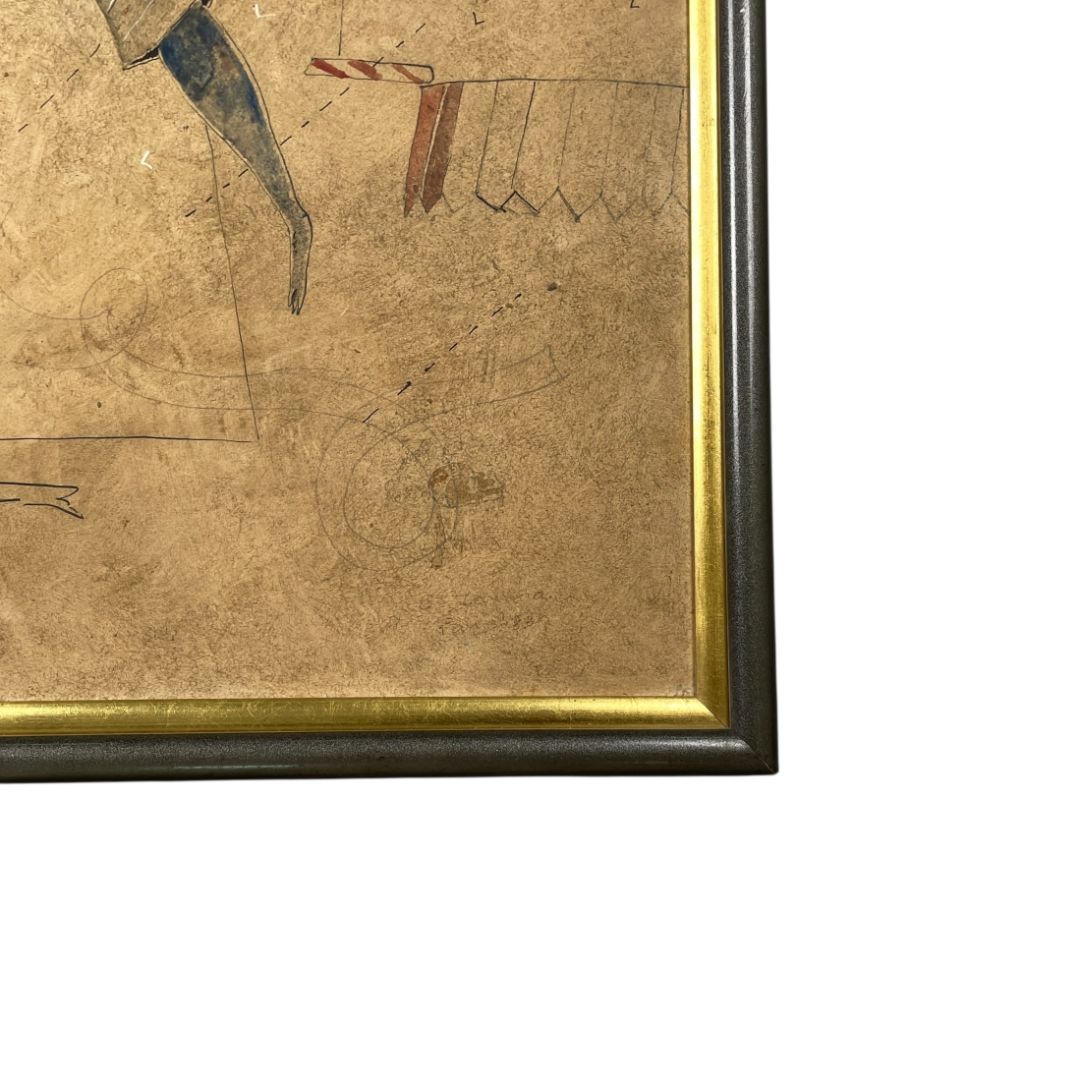 Arte sin Vidrio  ANONIMO  Marron Medida 55cm X 50cm