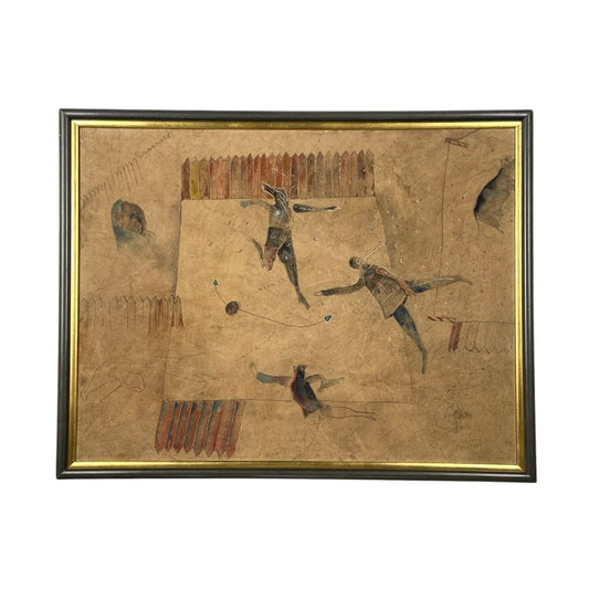 Arte sin Vidrio  ANONIMO  Marron Medida 55cm X 50cm