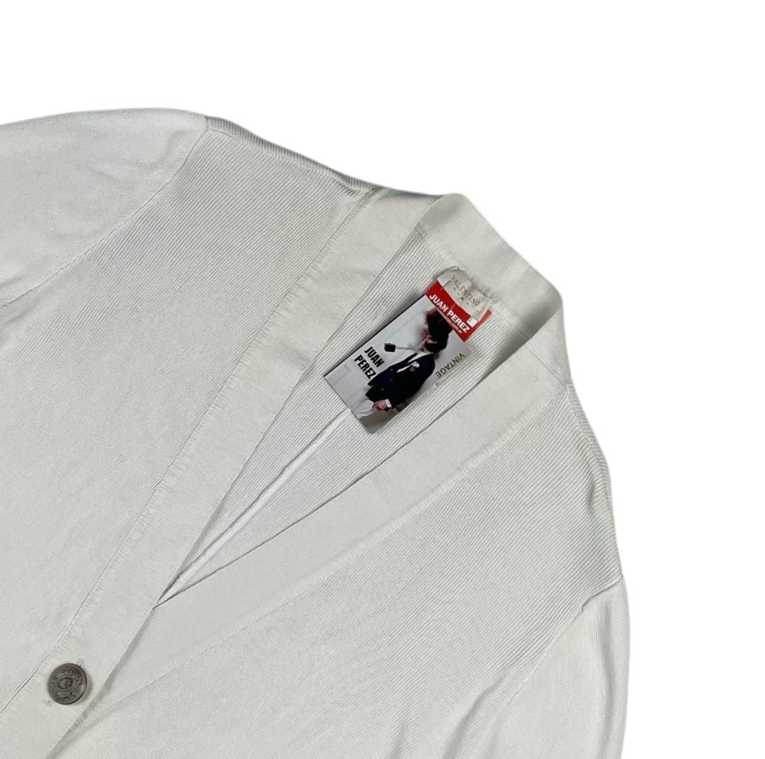 Sweater Abierto  VALENTINO  Blanco Talle M