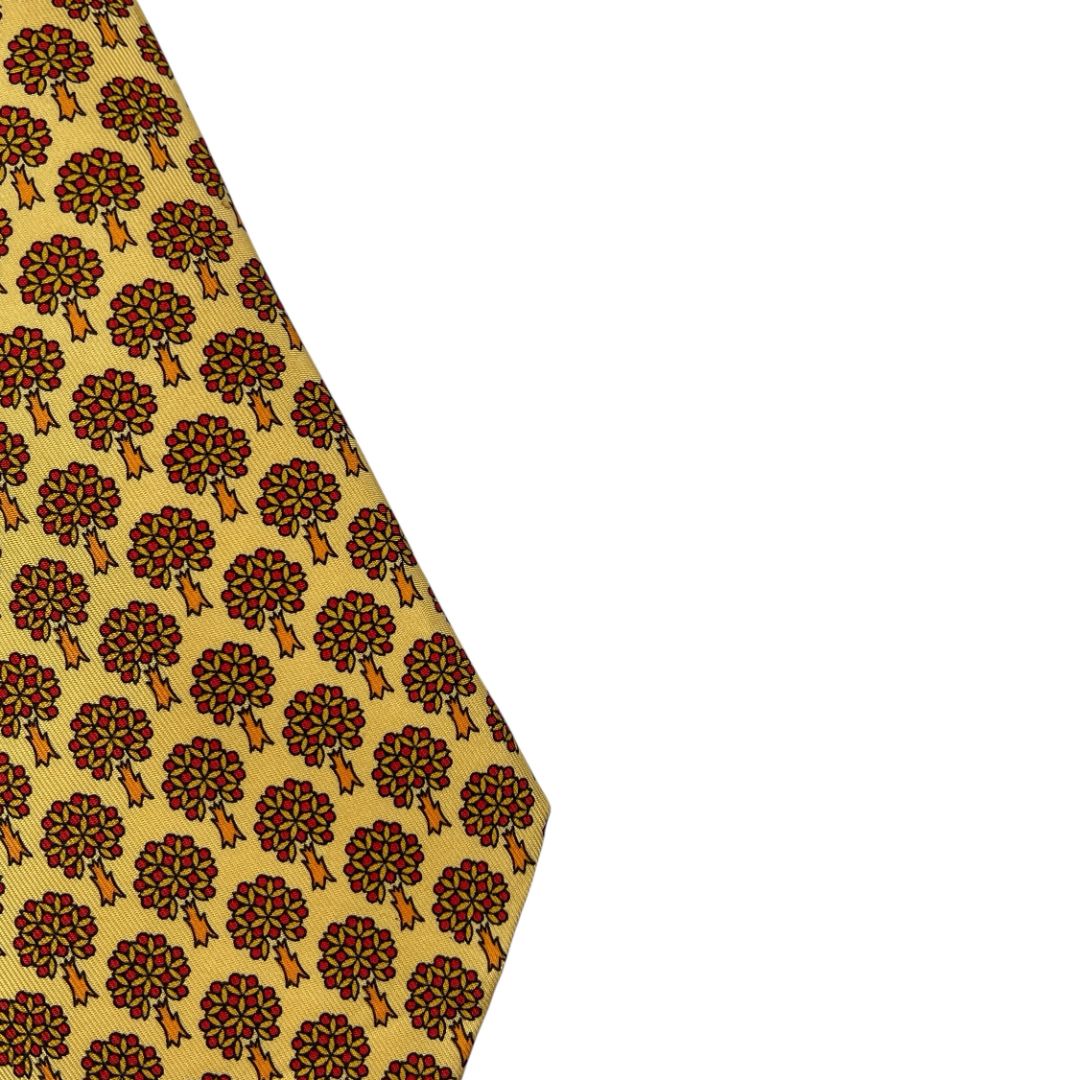 Corbata  HERMES  Color Varios  Estampado Talle Unico