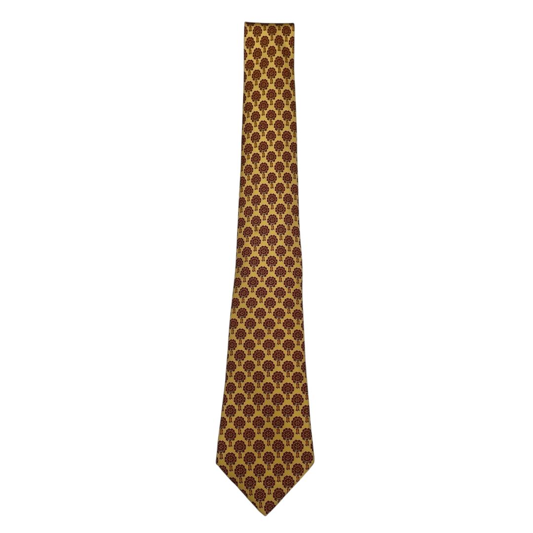 Corbata  HERMES  Color Varios  Estampado Talle Unico