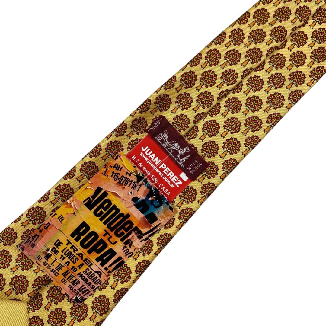 Corbata  HERMES  Color Varios  Estampado Talle Unico