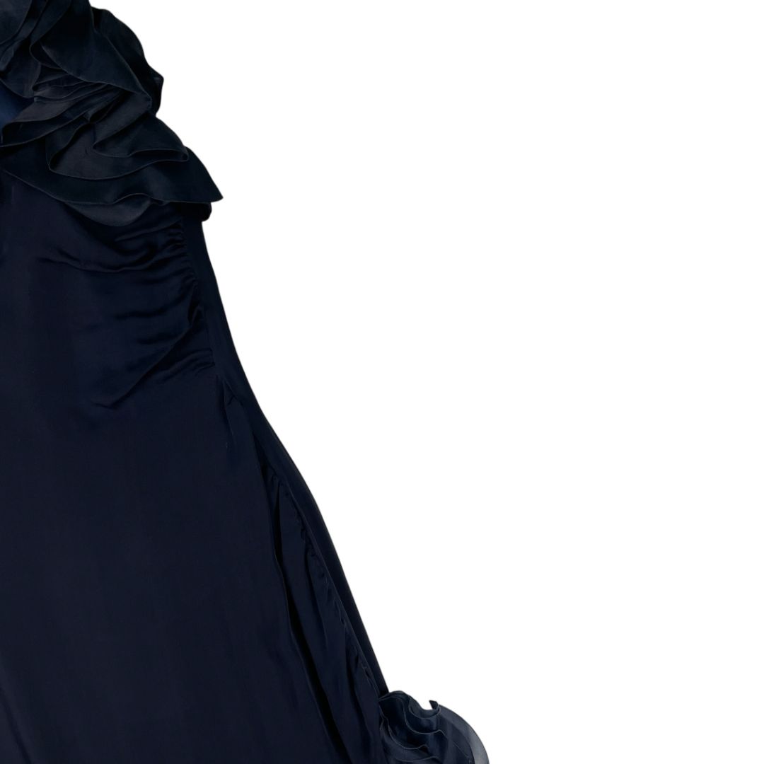 Vestido Sin Manga  MENAGE A TROIS  Color Azul Talle 40