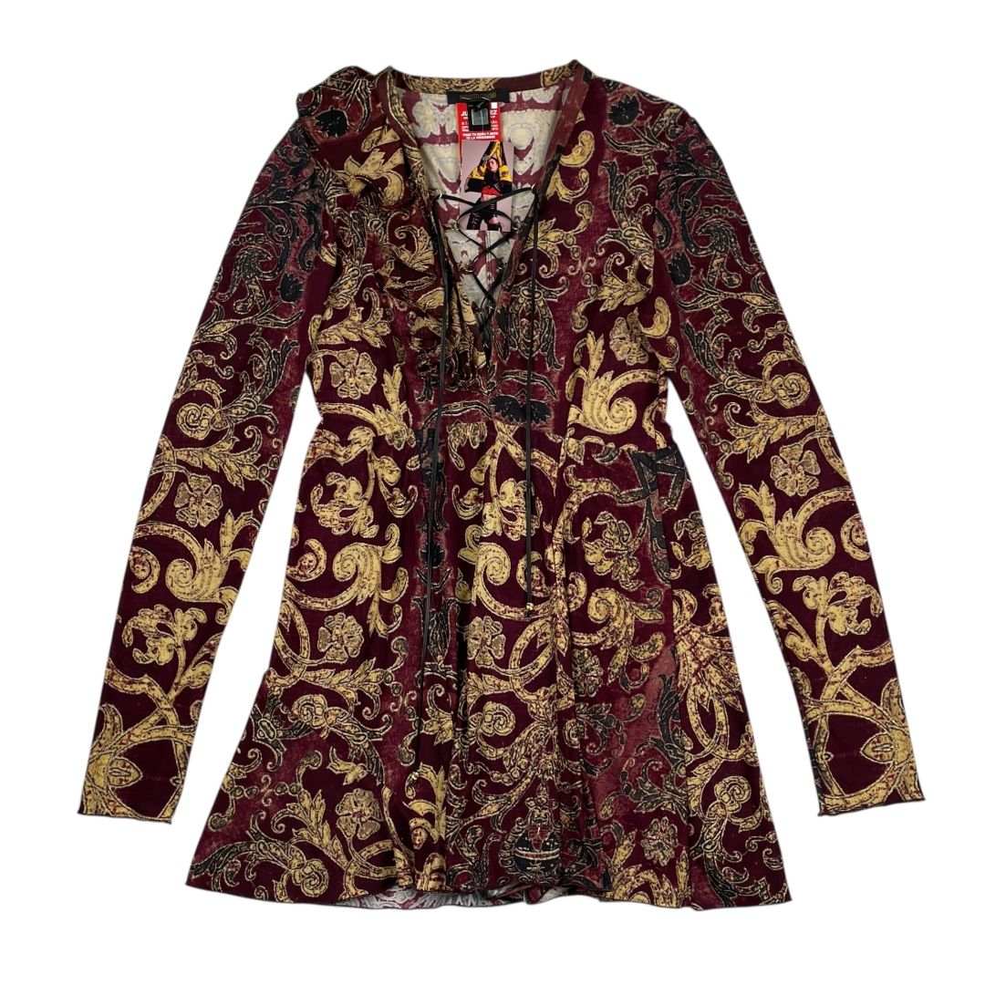Vestido Manga Larga  ROBERTO CAVALLI  Color Varios  Estampado Talle S