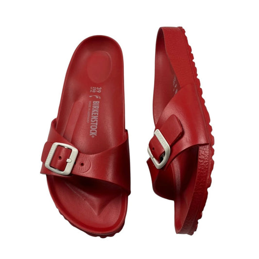 Ojotas  BIRKENSTOCK  Color Rojo Talle 39