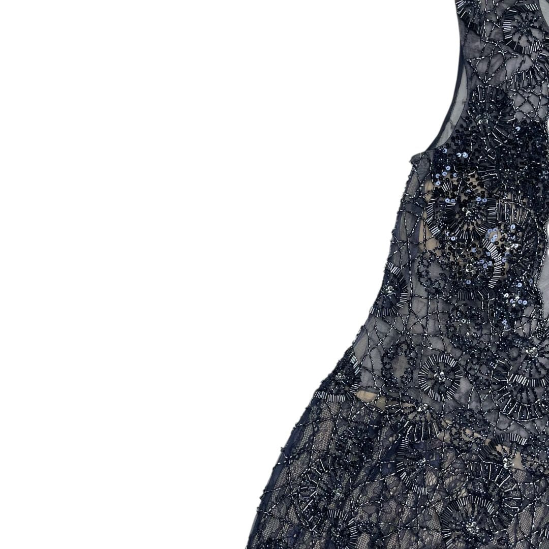 Vestido Sin Manga  SIN MARCA  Azul Talle M