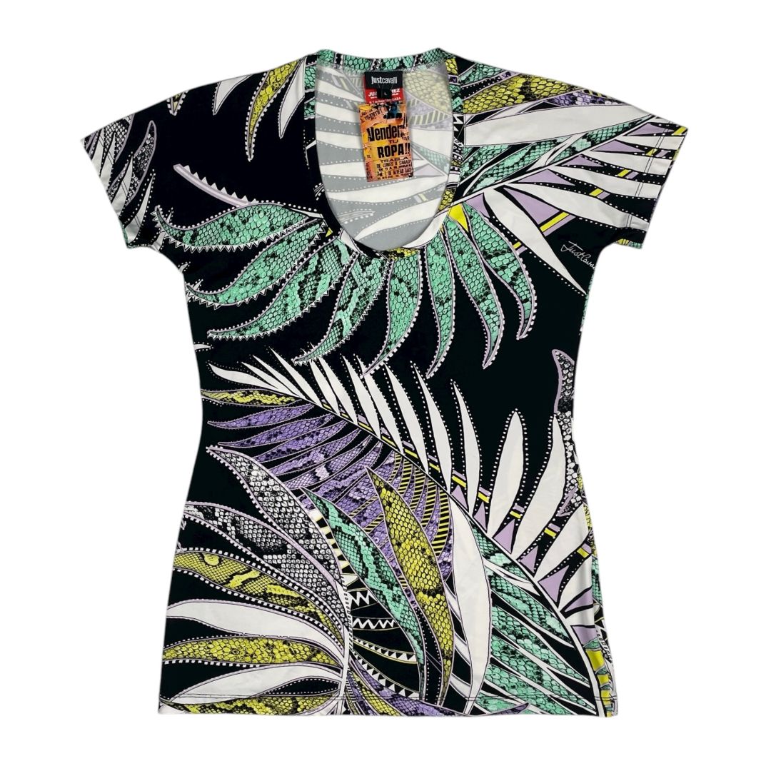 Remera  CAVALLI  Negro Talle L