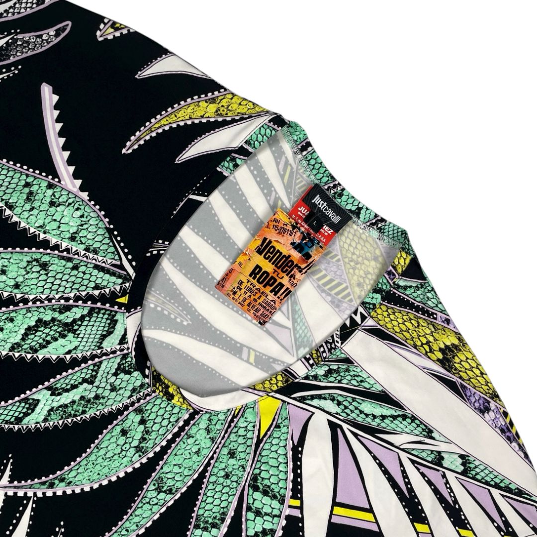 Remera  CAVALLI  Negro Talle L