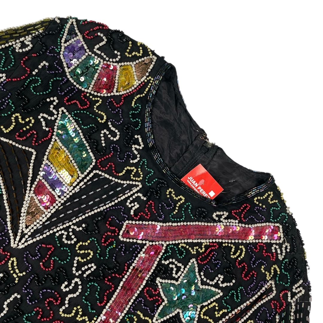 Vestido Manga Corta  SIN MARCA  Varios Talle S