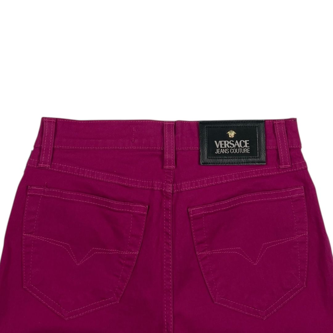 Pantalon  VERSACE  Fucsia Talle 26