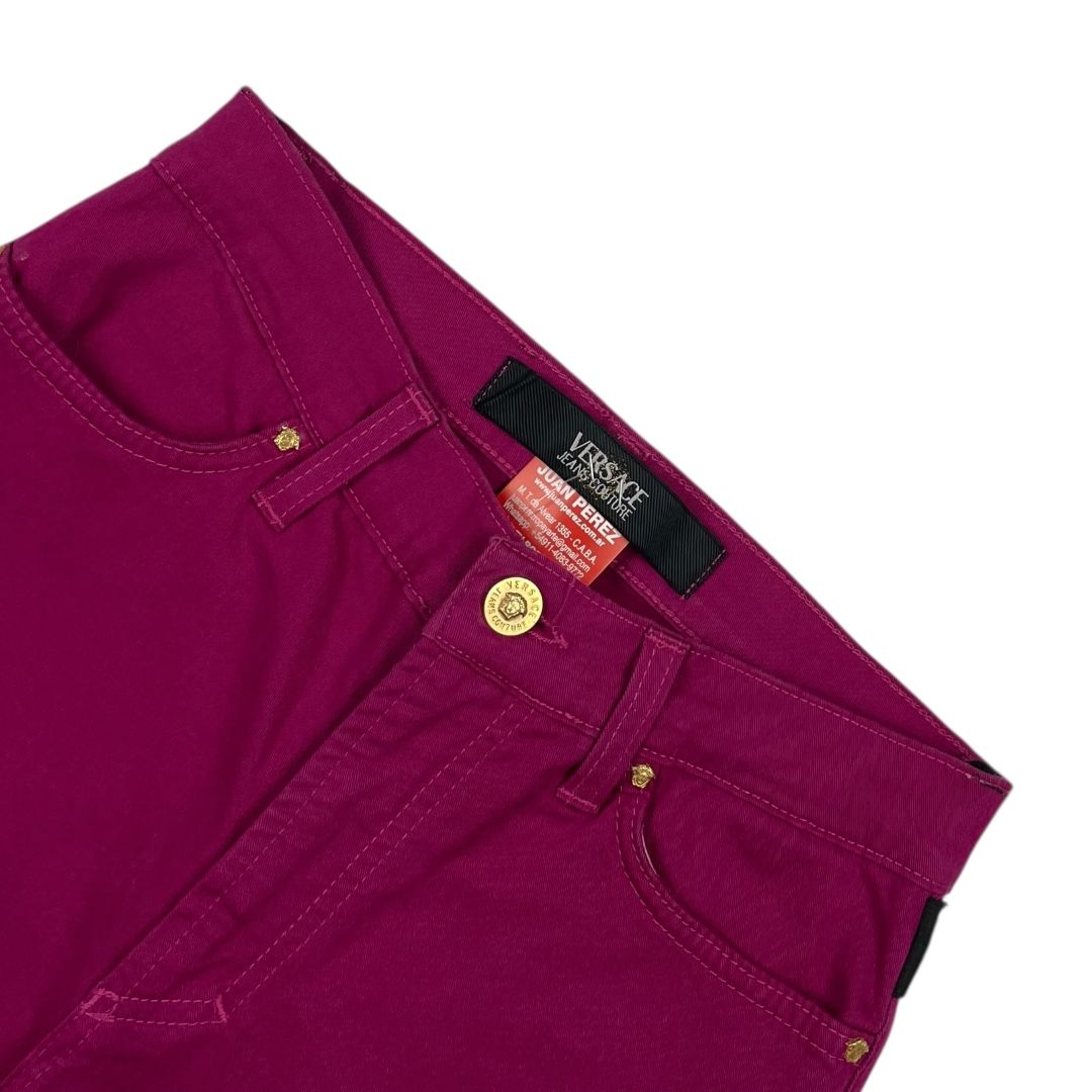 Pantalon  VERSACE  Fucsia Talle 26