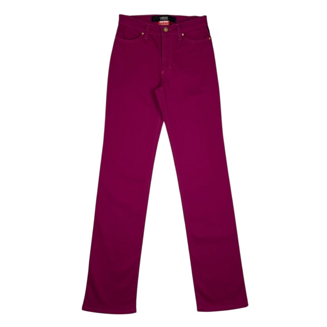 Pantalon  VERSACE  Fucsia Talle 26