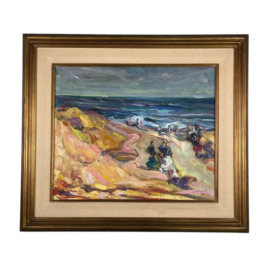 Arte sin Vidrio  CLAUDIO SCHEFFER  Estilo Paisajismo Obra 49 cm X 59 cm Marco 71 cm X 81 cm