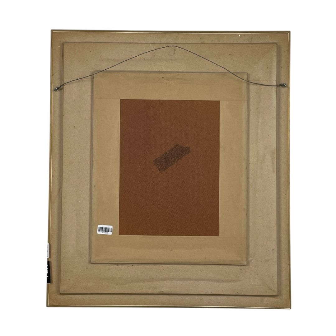 Arte sin Vidrio  DITTO  Estilo Figurativo Obra 30 cm X 24 cm Marco 47 cm X 41 cm