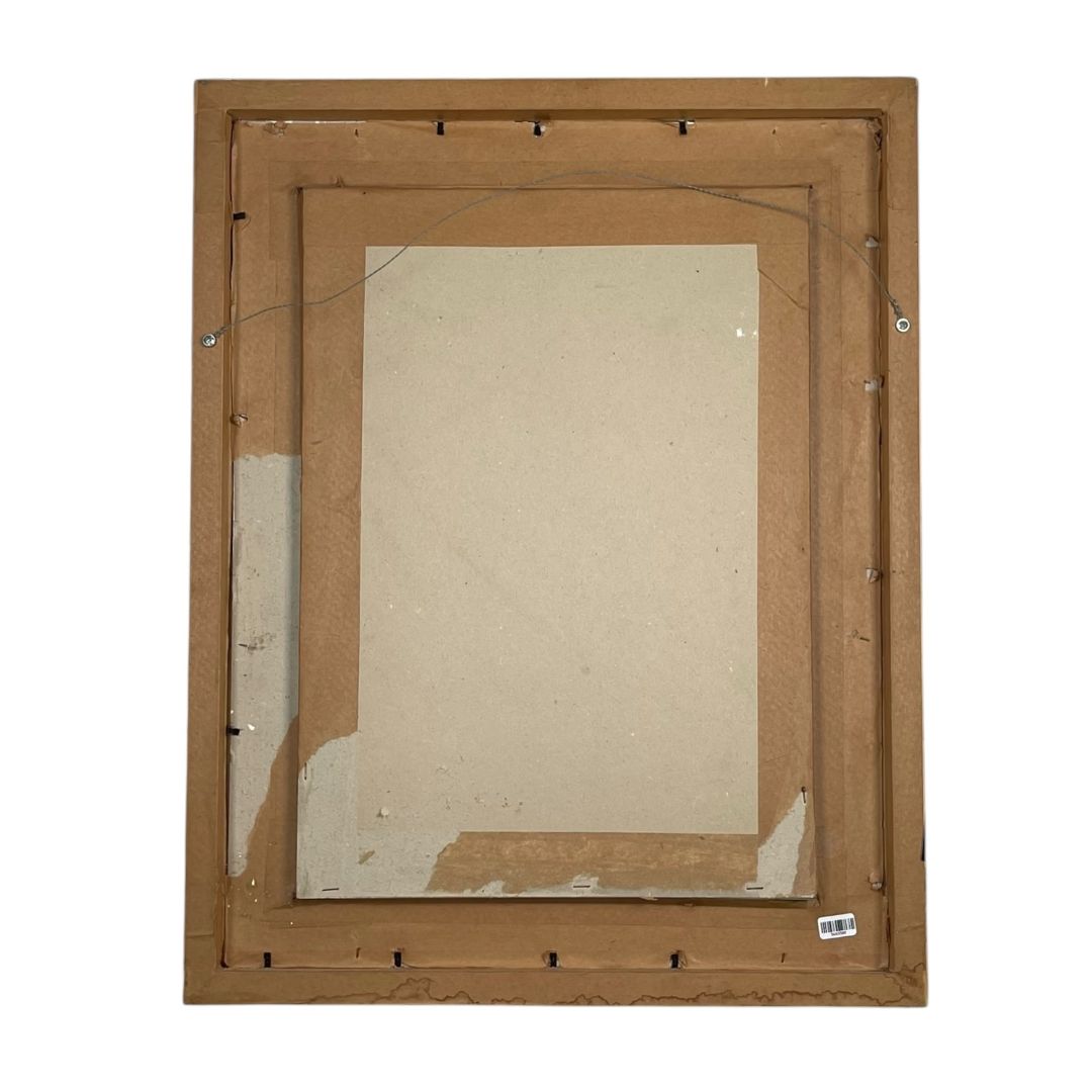 Arte con Vidrio  PEREZ CELIS  Estilo Abstracto Obra 45 cm X 31 cm Marco 65 cm X 51 cm