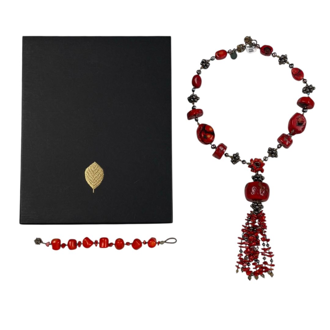 Collar X2  CELEDONIO  Rojo Talle Unico