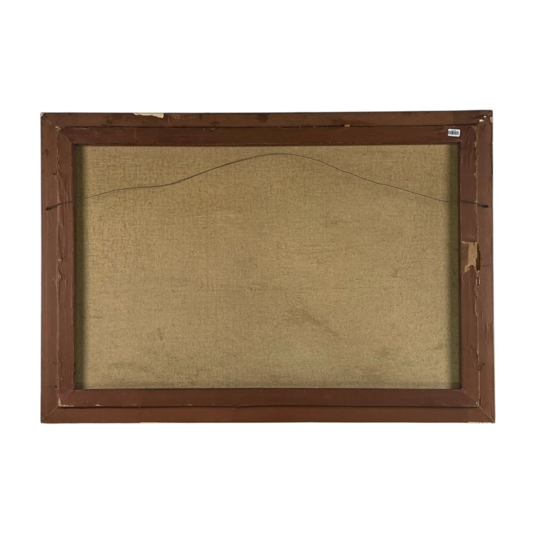 Arte sin Vidrio  E. ROMERO  Estilo Paisajismo Obra 58 cm X 89 cm Marco 68 cm X 98 cm