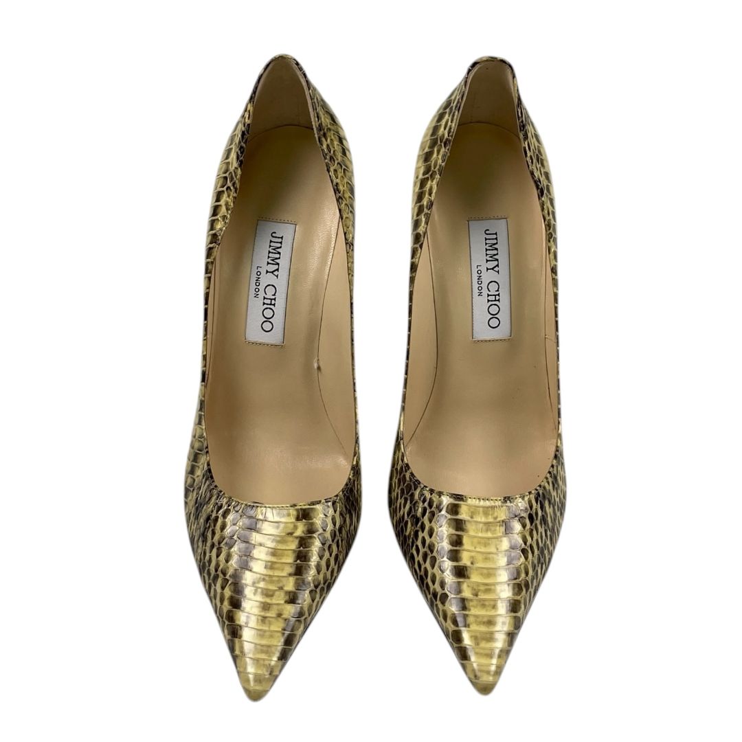 Zapato Taco Alto  JIMMY CHOO  Varios  Reptil Talle 39