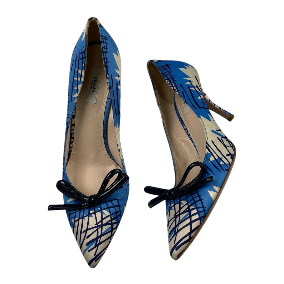 Zapato Taco Alto  PRADA  Varios  Estampado Talle 39