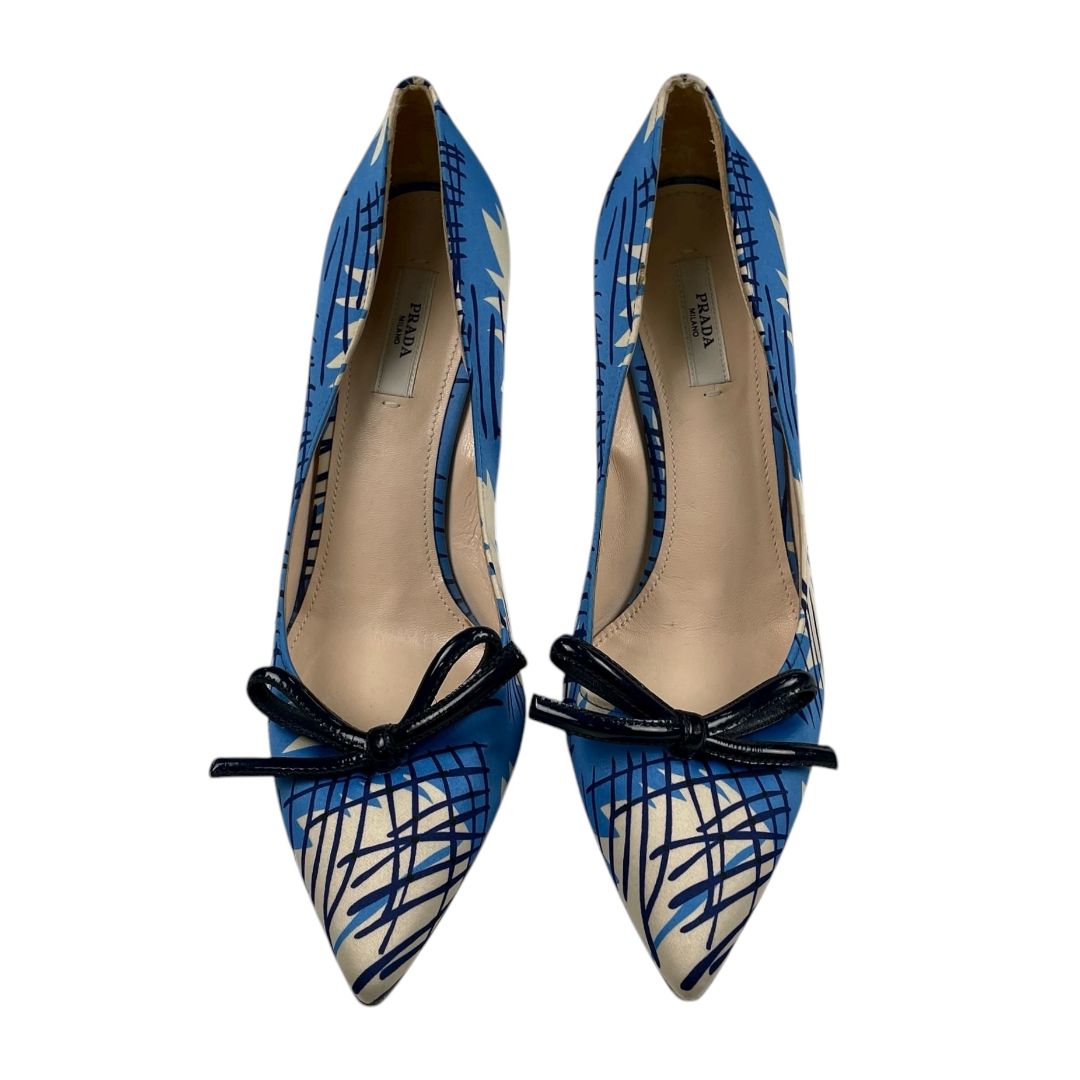 Zapato Taco Alto  PRADA  Varios  Estampado Talle 39