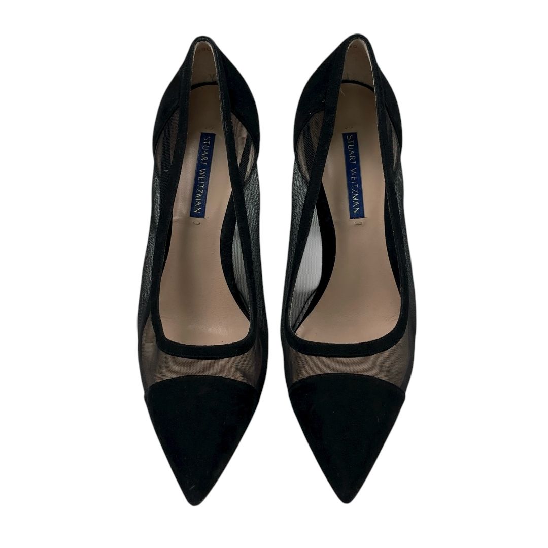 Zapato Taco Alto  STUART WEITZMAN  Negro Talle 39