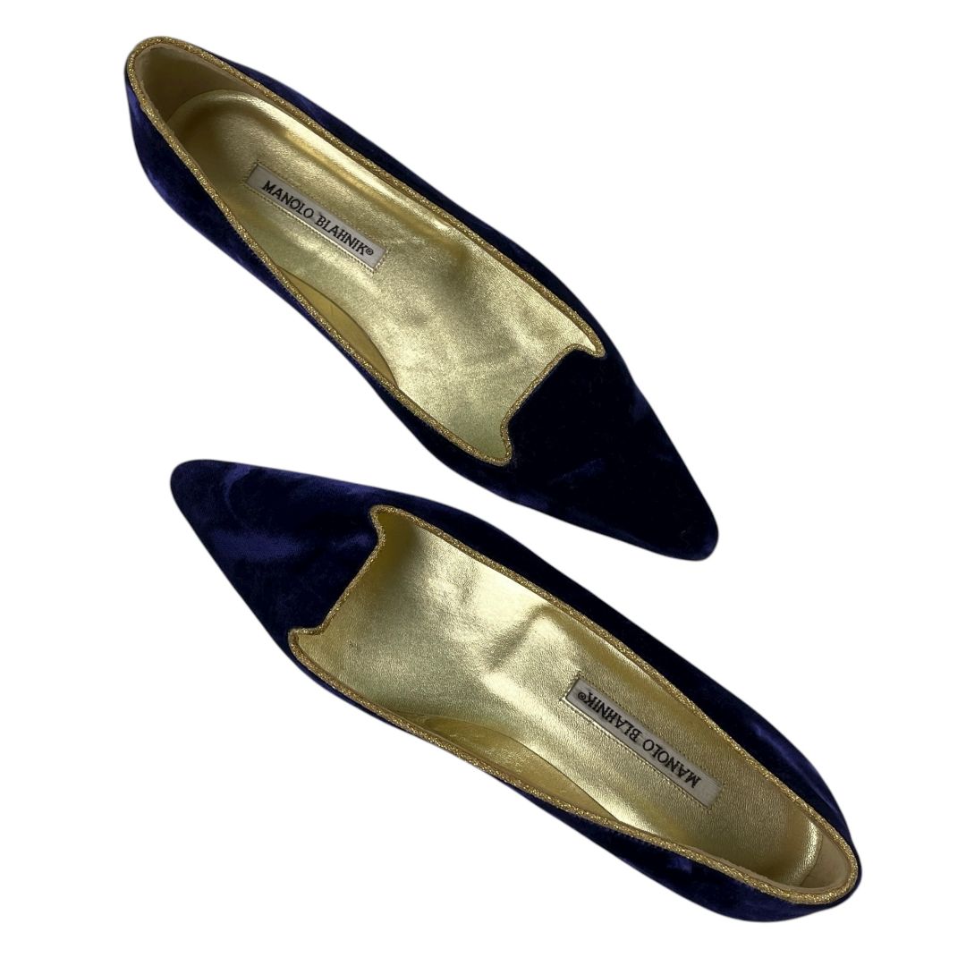 Zapatos Sin Taco  MANOLO BLAHNIK  Violeta Talle 38,5