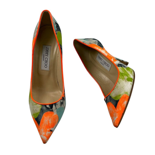 Zapato Taco Alto  JIMMY CHOO  Varios  Estampado Talle 39