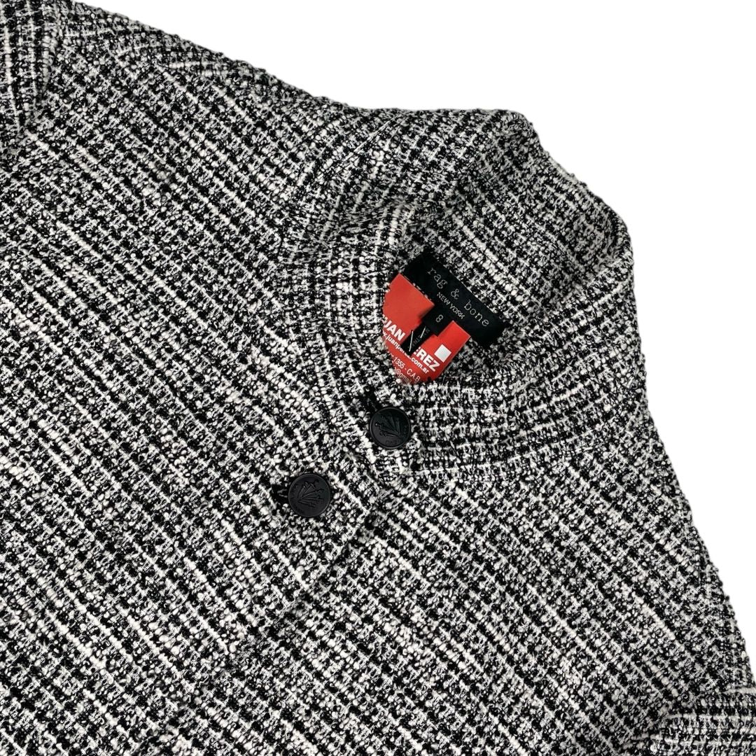 Saco  RAG & BONE  Varios Blanco Y Negro Talle 8