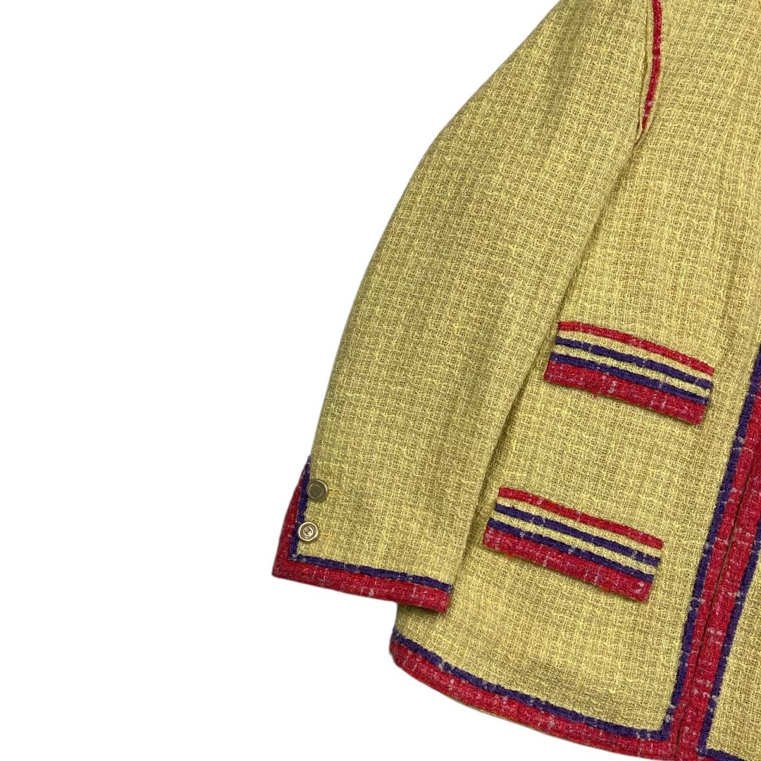 Saco  CHANEL  Amarillo Talle S