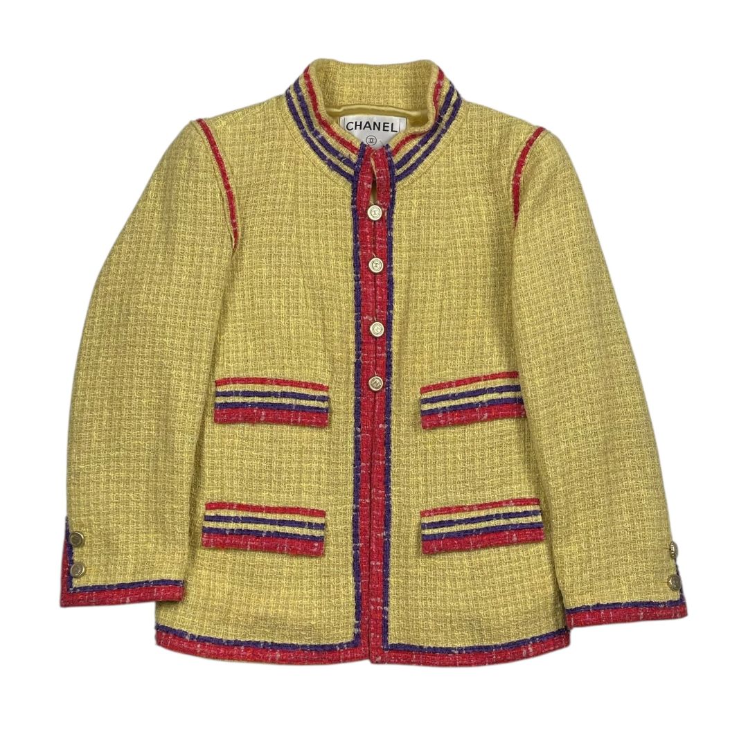 Saco  CHANEL  Amarillo Talle S