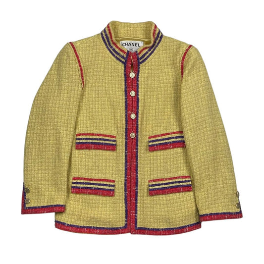 Saco  CHANEL  Amarillo Talle S