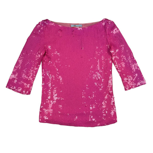 Blusa Manga Larga  SIN MARCA  Fucsia Talle S