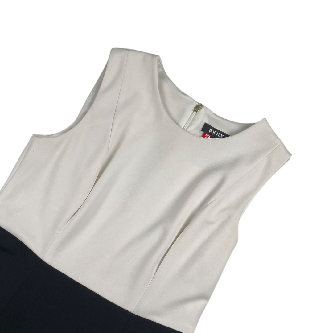 Vestido Sin Manga  DKNY  Varios Blanco Y Negro Talle 12