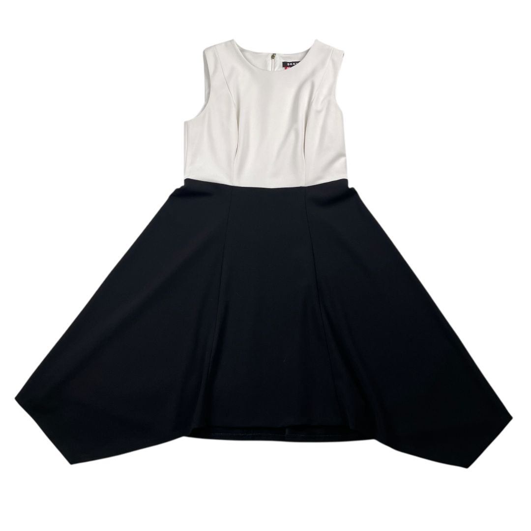 Vestido Sin Manga  DKNY  Varios Blanco Y Negro Talle 12