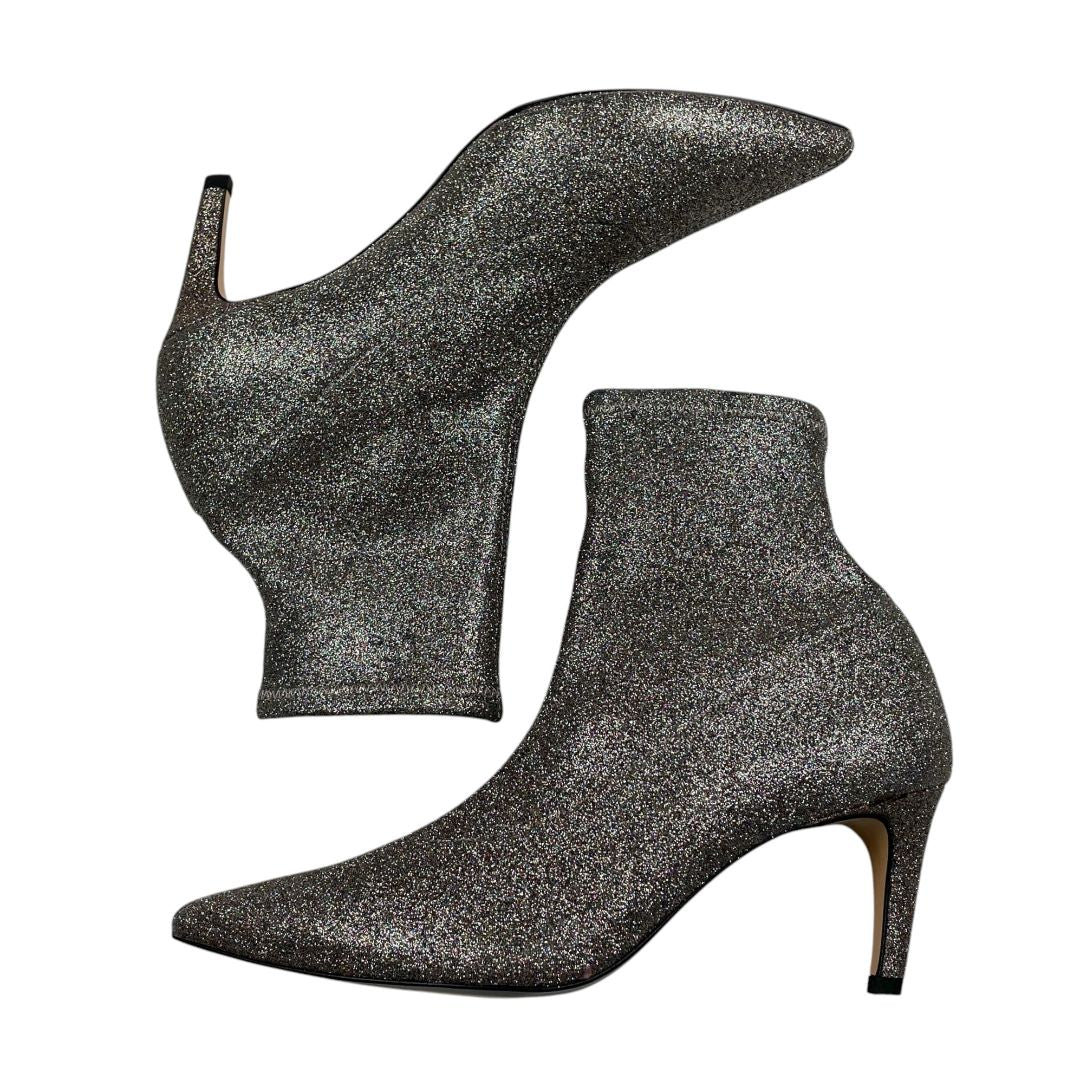 Bota Corta  ZARA  Plateado Talle 40