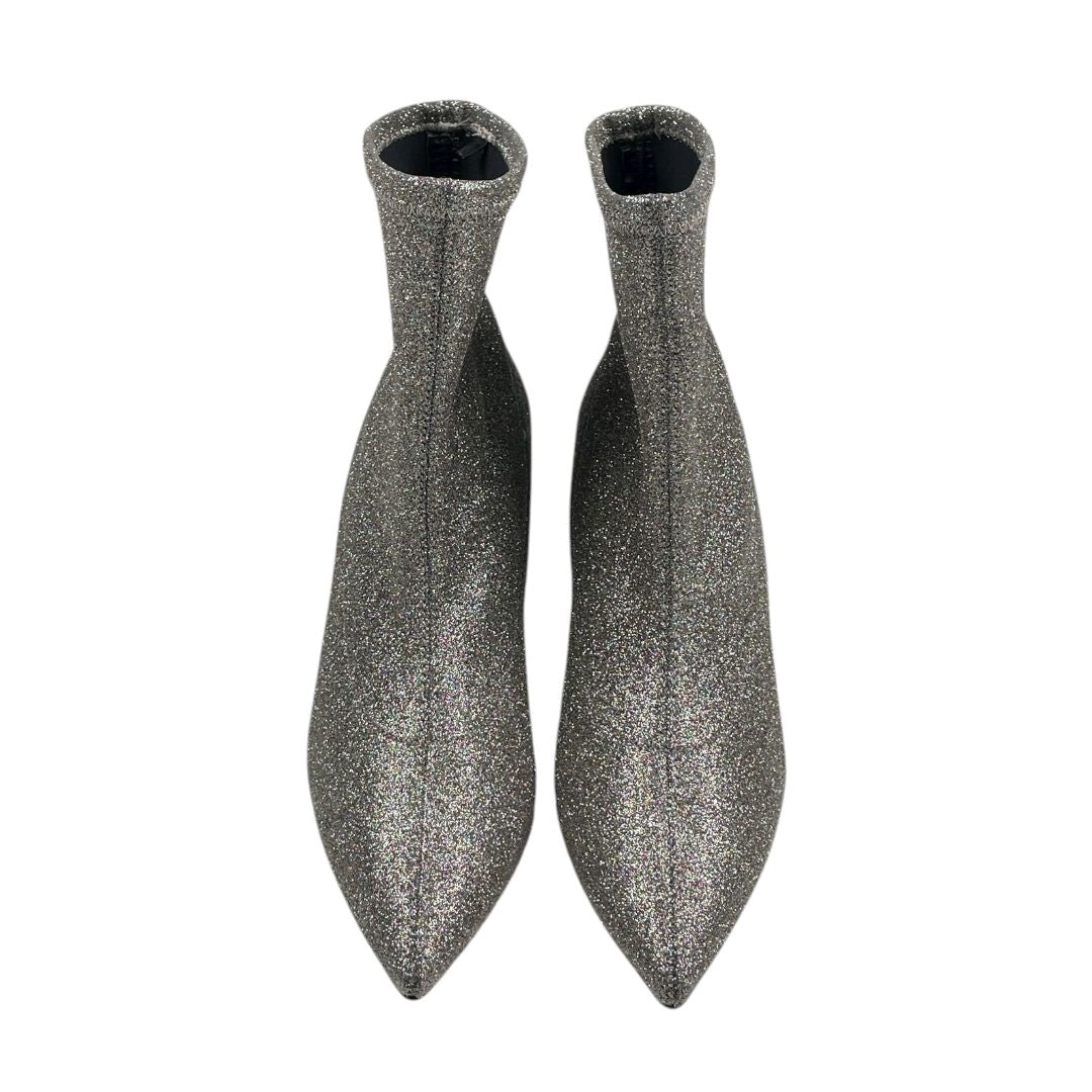 Bota Corta  ZARA  Plateado Talle 40