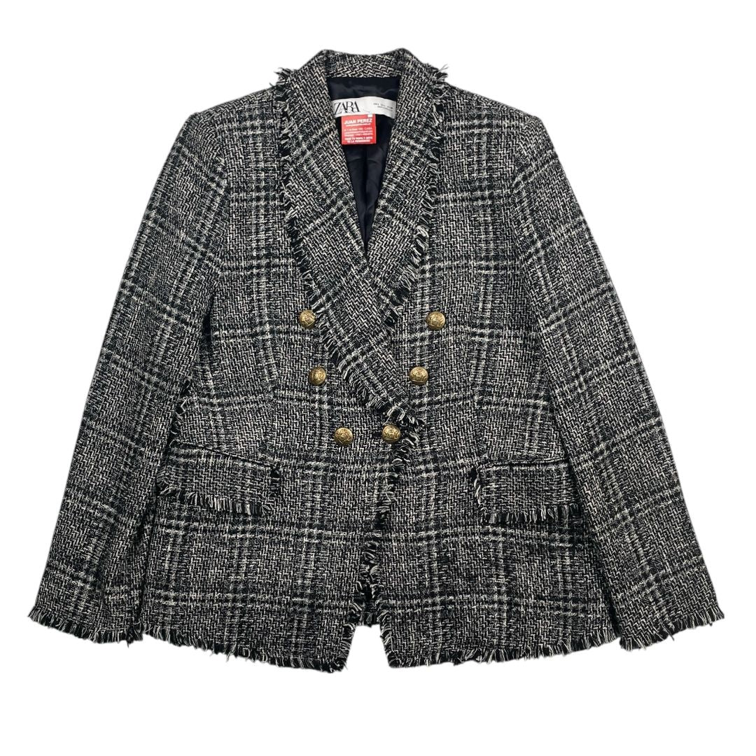 Saco  ZARA  Varios Blanco Y Negro Talle L