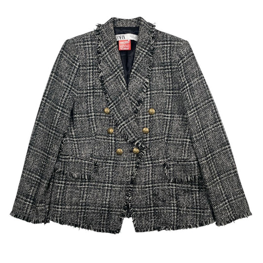 Saco  ZARA  Varios Blanco Y Negro Talle L