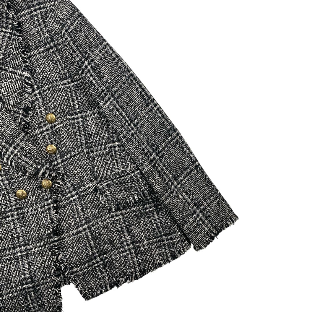 Saco  ZARA  Varios Blanco Y Negro Talle L