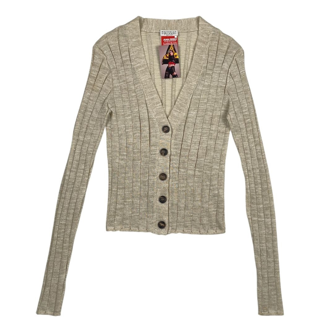 Sweater Abierto  BRUNELLO CUCCINELLI  Beige Talle S