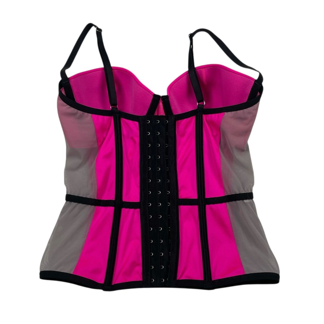 Corset  VICTORIA SECRET  Fucsia y Negro Talle 34